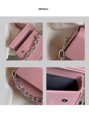 Women Small Square Shoulder Crossbody Bag Chain Handbags