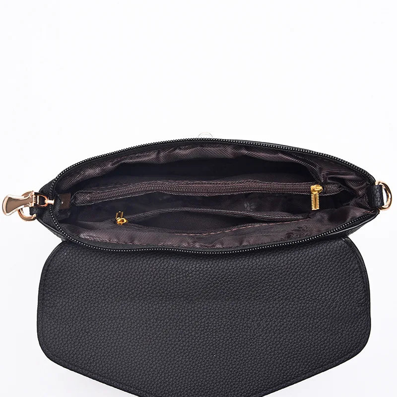 Versatile One-shoulder Handbag Women's Autumn High-quality Pu Messenger Bag