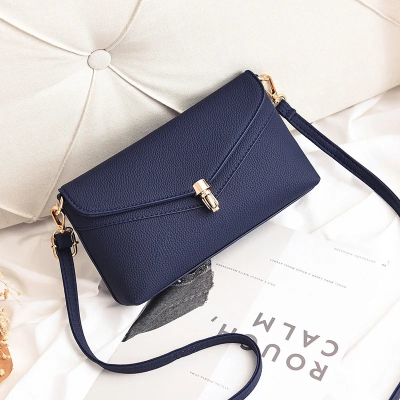 Versatile One-shoulder Handbag Women's Autumn High-quality Pu Messenger Bag