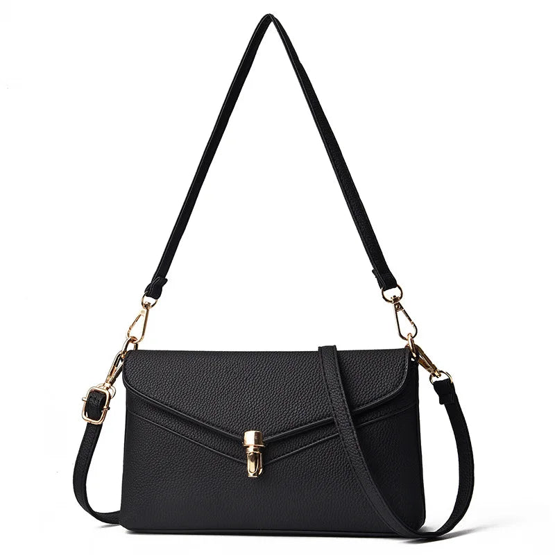 Versatile One-shoulder Handbag Women's Autumn High-quality Pu Messenger Bag