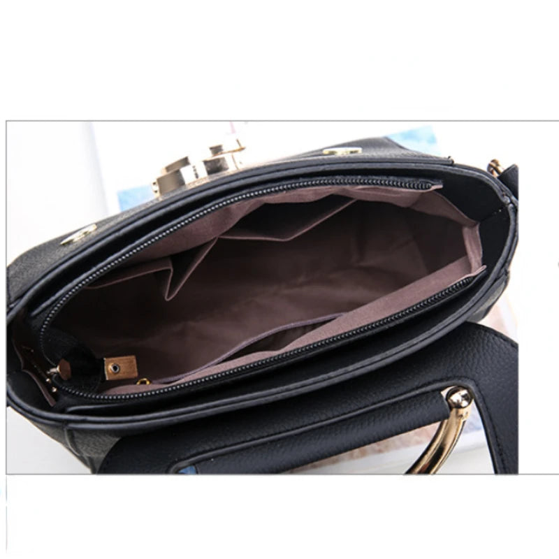 Sweet Lock Shoulder Bag Women's Autumn Handbag
