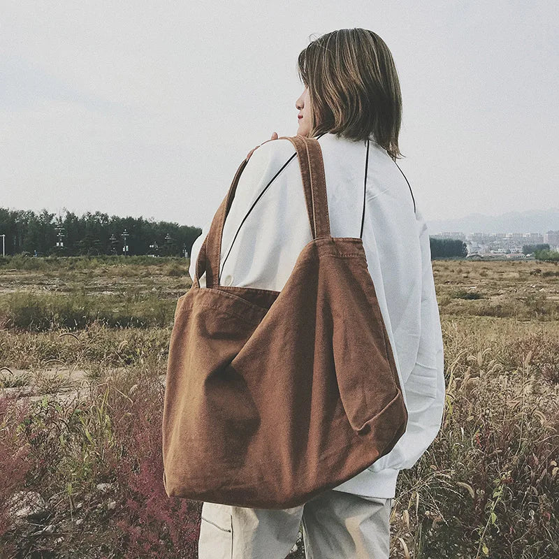 Fashionable Japanese Art Canvas Shoulder Bag