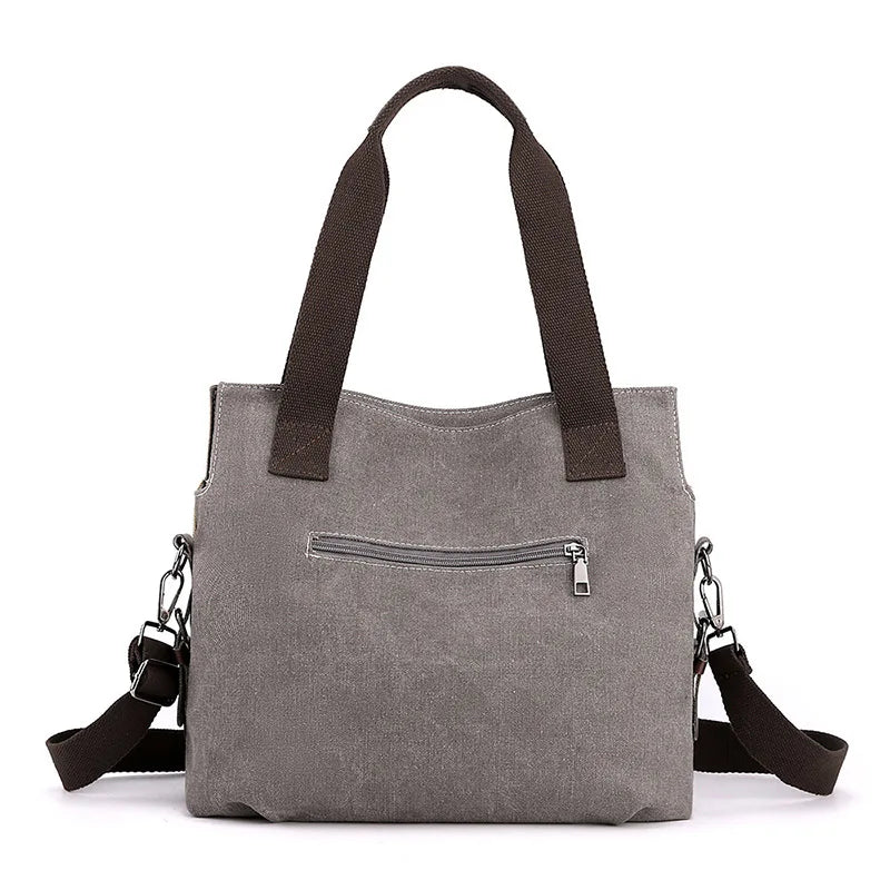 Vintage Canvas Bag Large Capacity Handbag