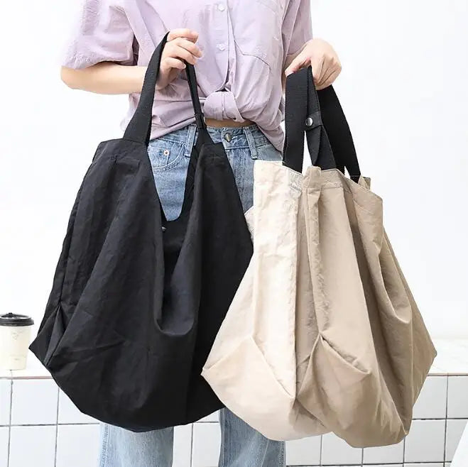 Leisure Art Canvas Travel Bag Waterproof Nylon Shoulder Bag