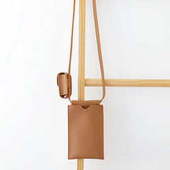 Leisure Vertical Mobile Phone Messenger Bag