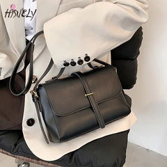 Women's Retro Messenger Bag One-Shoulder Square Bag