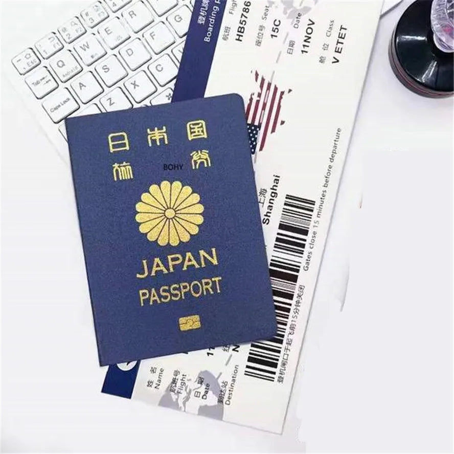 US Passport Cosplay Prop Notebook PU Leather Cover