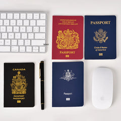 US Passport Cosplay Prop Notebook PU Leather Cover