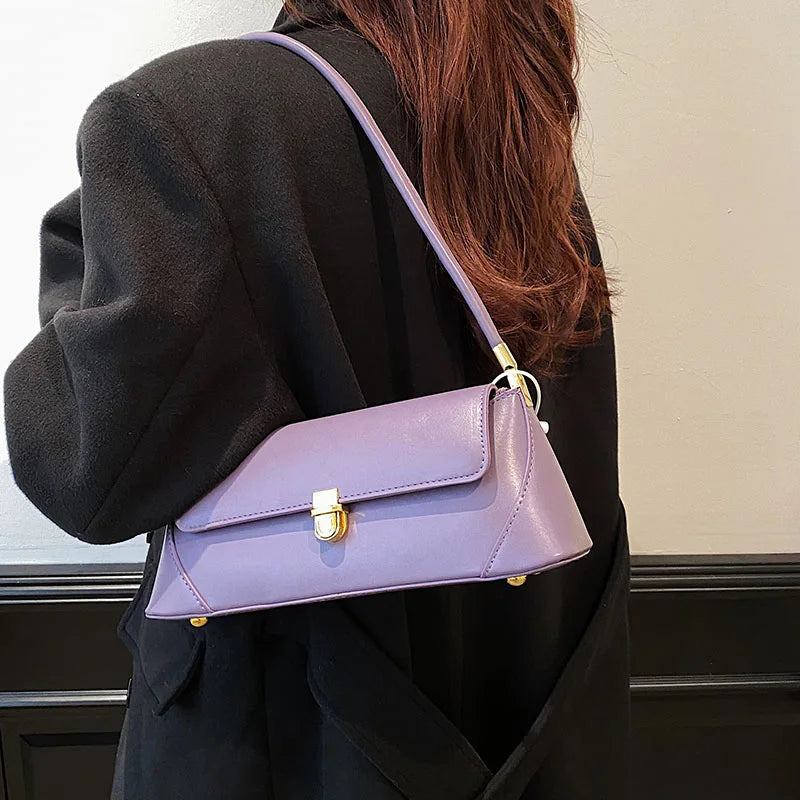 Women Bag Pu Leather Handbag Lady Armpit Bag