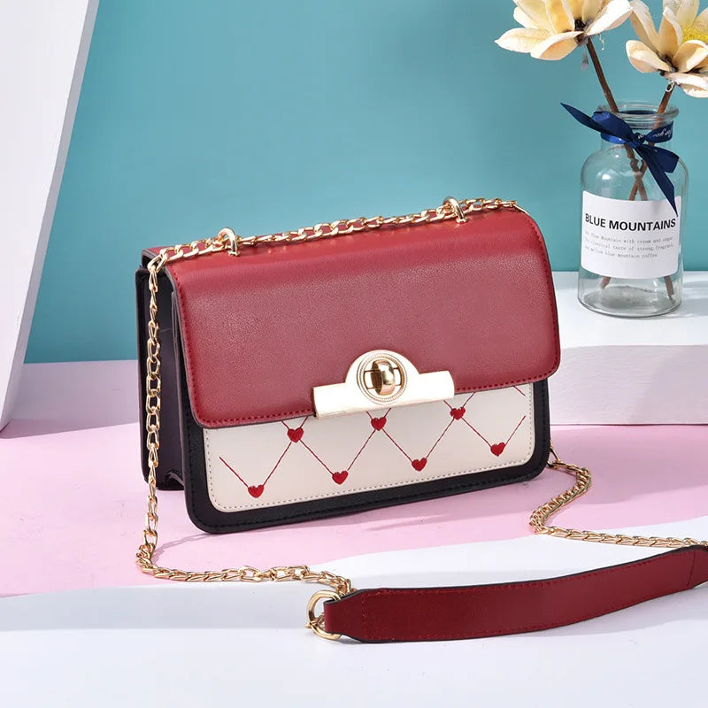 Single Shoulder Bag Lady Wave Version Messenger Bag