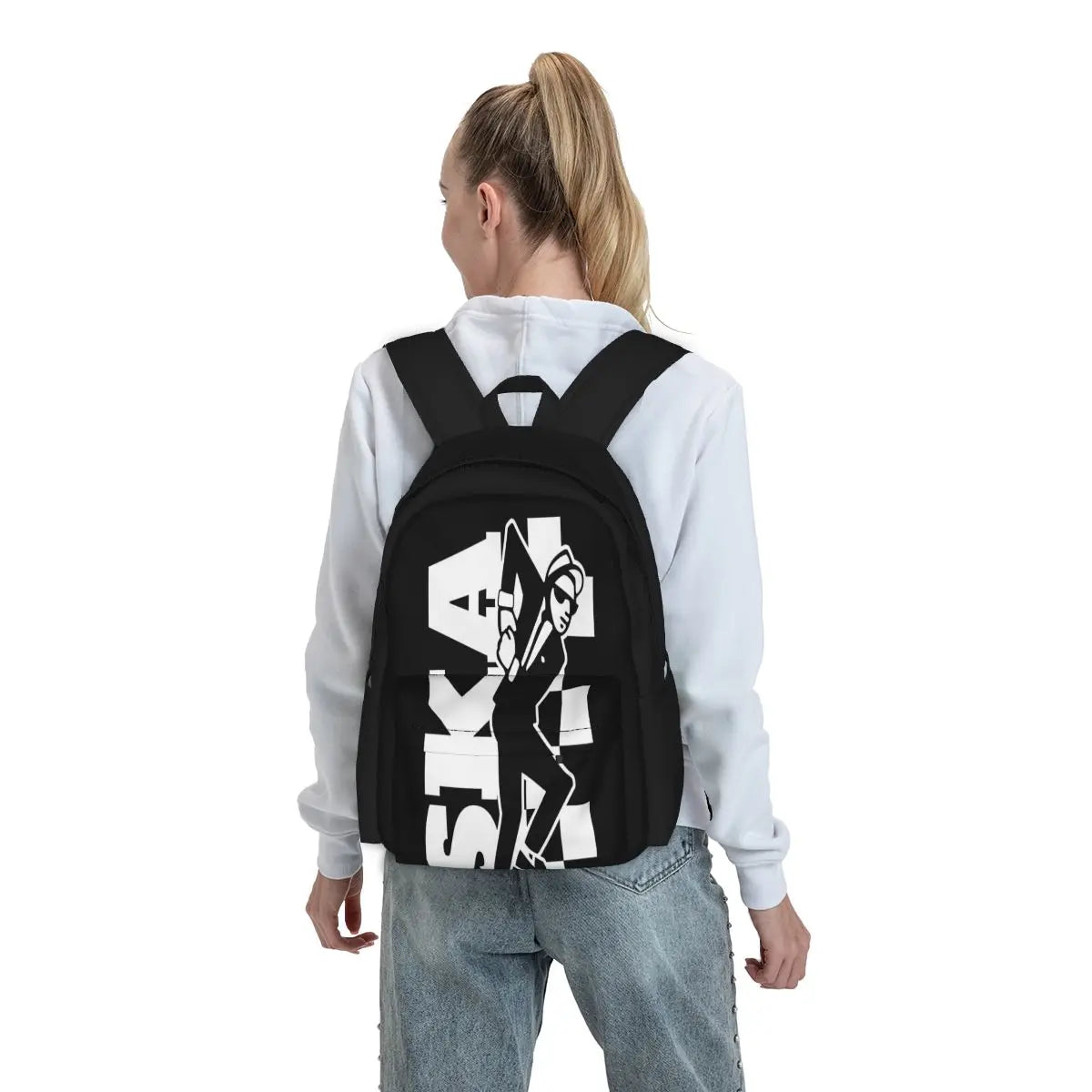 Ska Unisex Backpacks for Travel and School