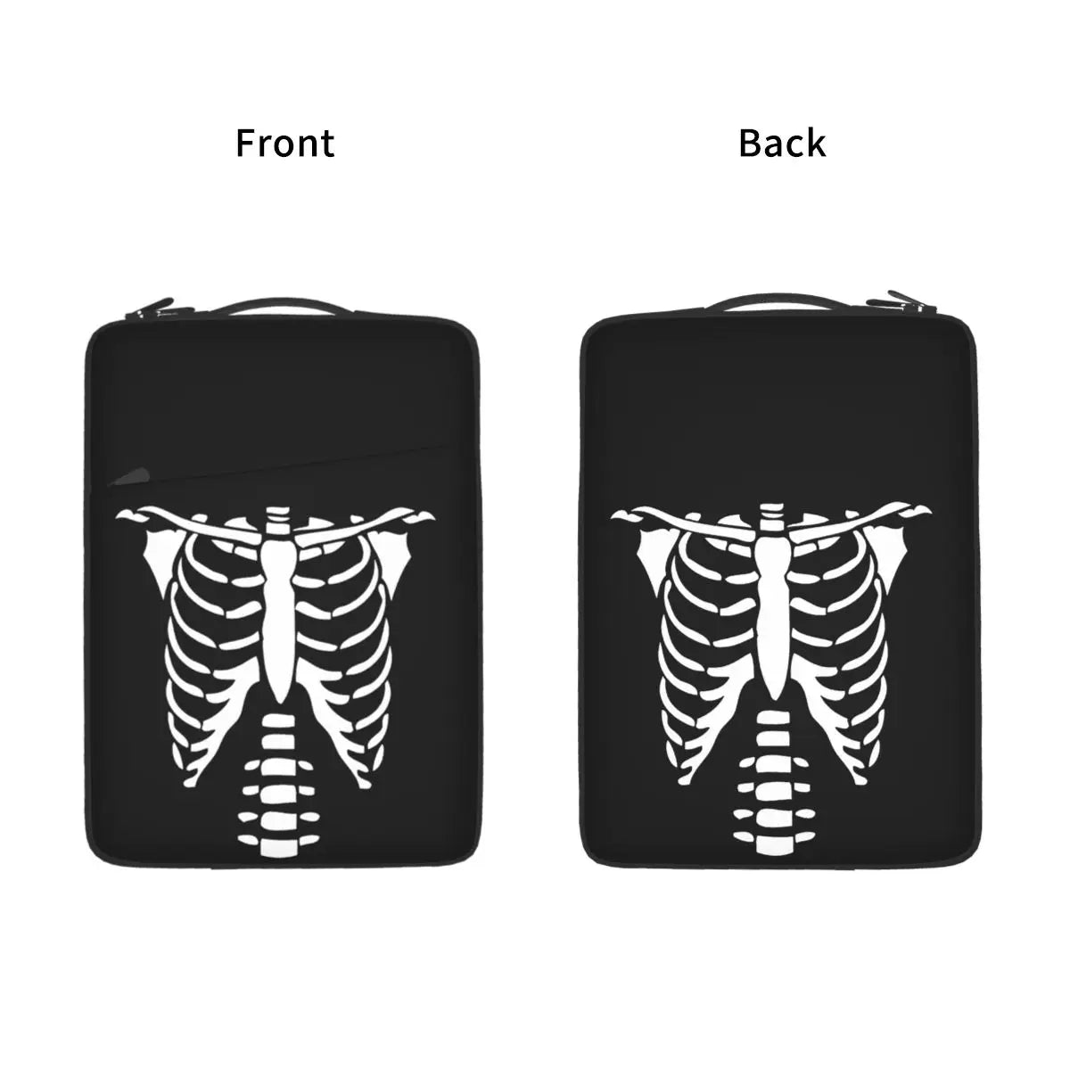 Skeleton Chest Waterproof Laptop Bag 13-15 Inch Protective Briefcase Cover