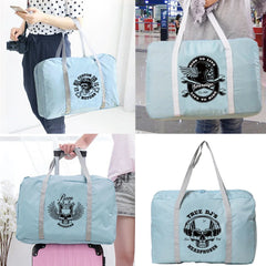 Skull Print Travel Bag Unisex Large Capacity Luggage