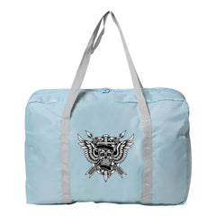 Skull Print Travel Bag Unisex Large Capacity Luggage