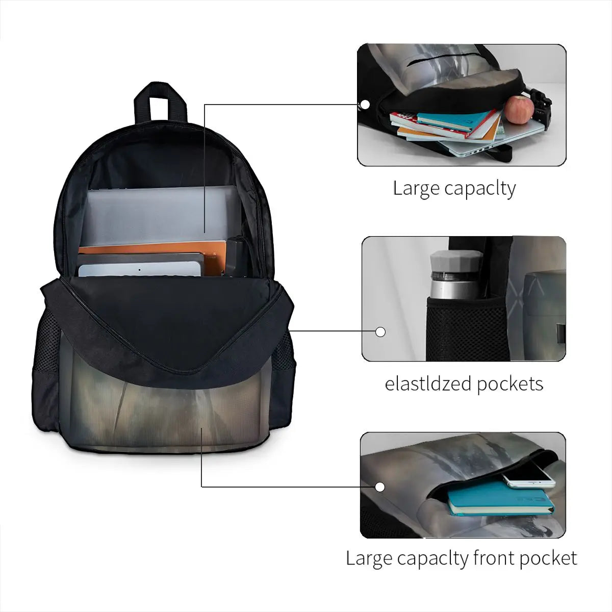 Skyrim Warrior Backpacks Men's Backpacks Bags For Women Plain Man Backpack
