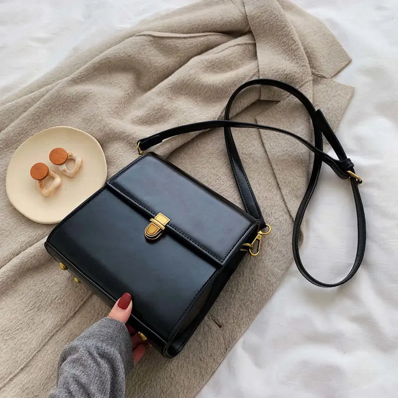 Leather Crossbody Bag for Women - Brown Handbag, Shoulder Bag, Purses