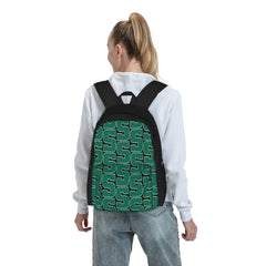 SRU Backpack Men's Women's Zipper Close Backpack Manga Print