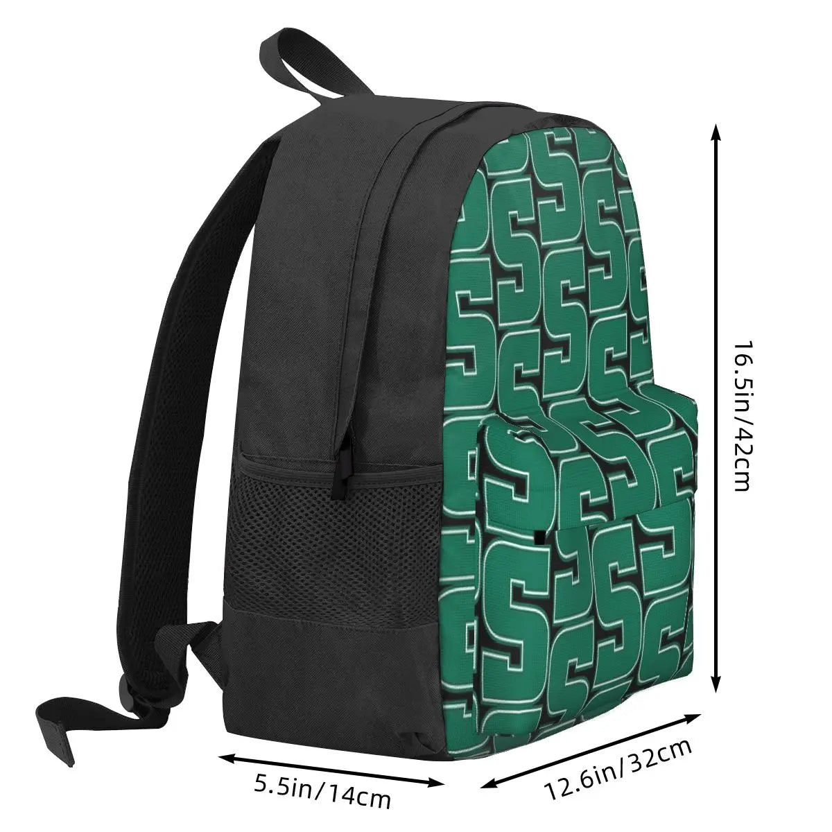 SRU Backpack Men's Women's Zipper Close Backpack Manga Print