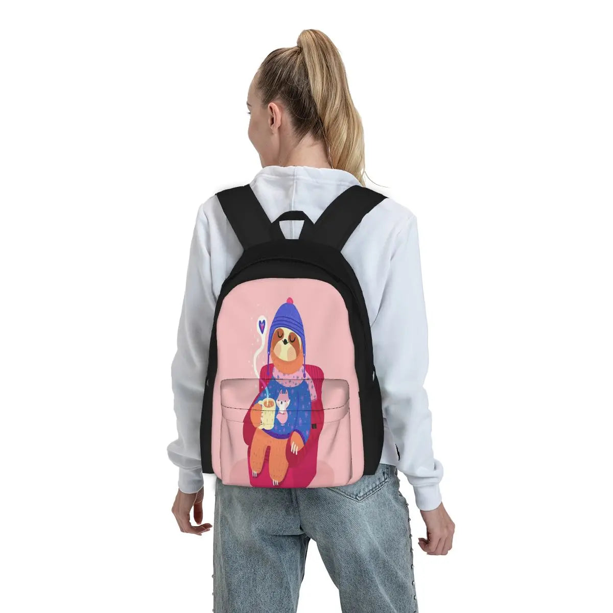 Slothy December Anime Backpack Men Women Bags