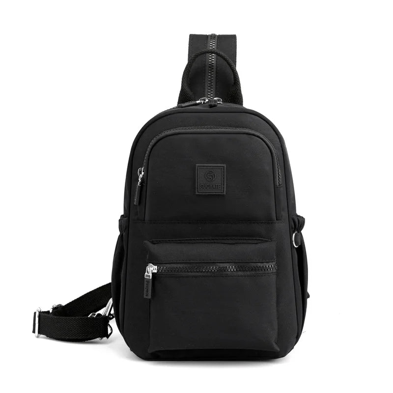 Women's Small Chest Bag Waterproof Nylon Backpack