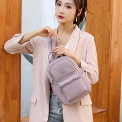 Women's Small Chest Bag Waterproof Nylon Backpack