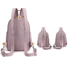 Women's Small Chest Bag Waterproof Nylon Backpack