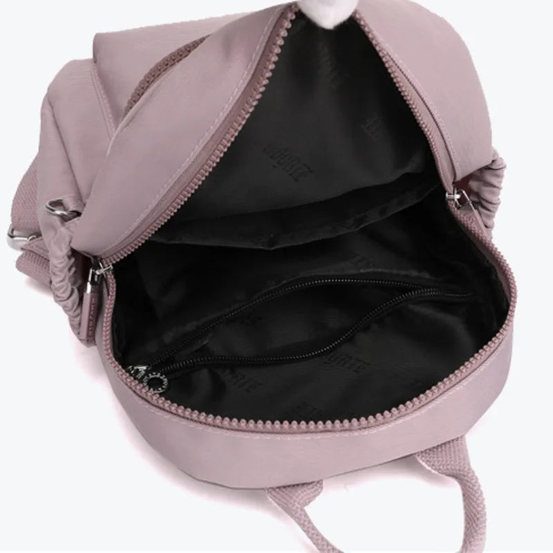 Women's Small Chest Bag Waterproof Nylon Backpack
