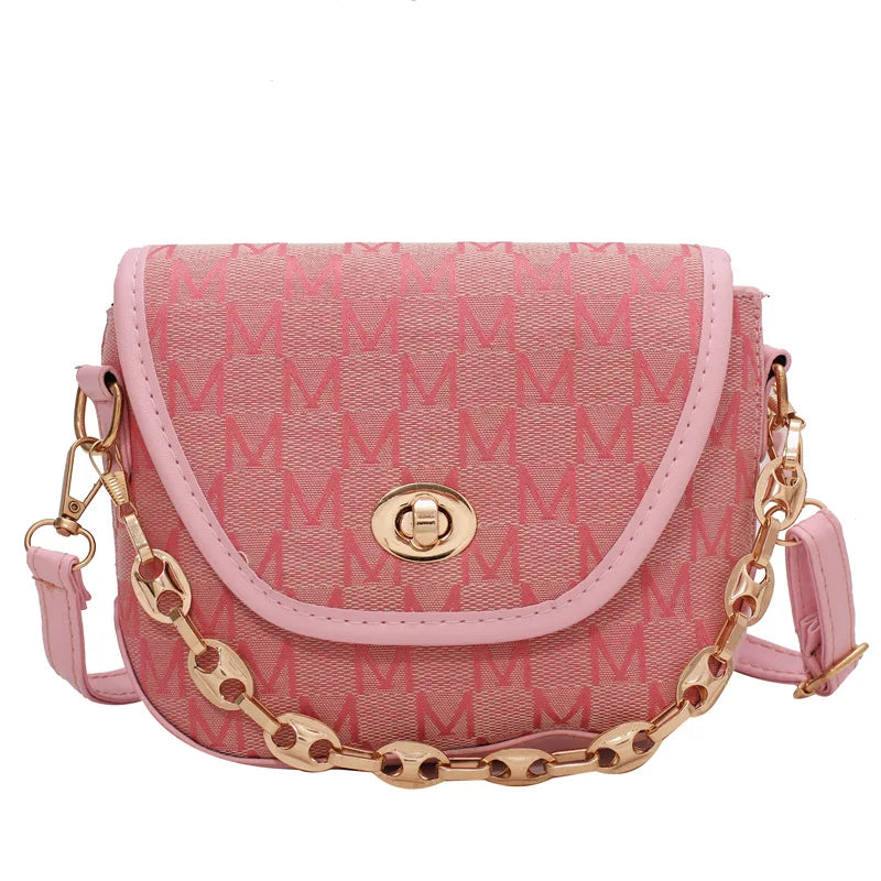 Vintage Chain Handbag Small Messenger Square Bag Women Bags