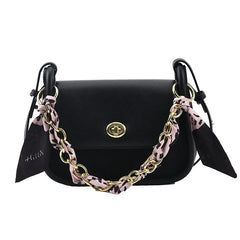 Vintage Buckle Crossbody Bag Casual Shoulder Bag