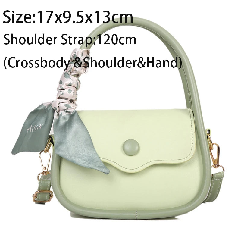 Mini Crossbody Shoulder Bag for Women PU Leather Handbag Flap Bags