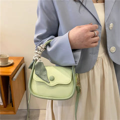 Mini Crossbody Shoulder Bag for Women PU Leather Handbag Flap Bags