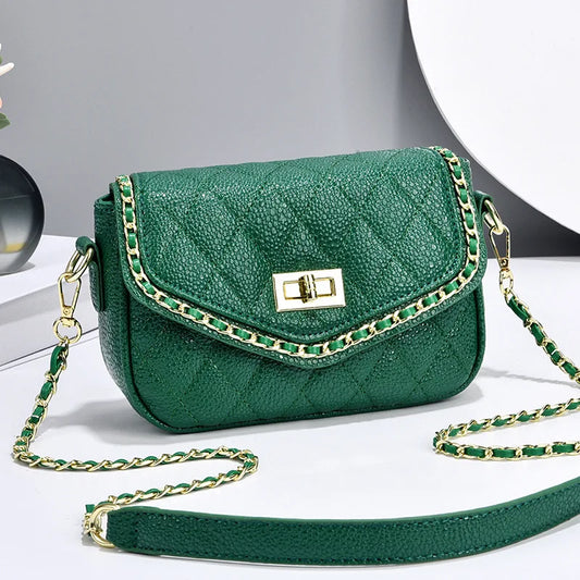 Small Rhombus Shoulder Bag for Women