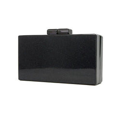 Glitter Acrylic Clasp Women Clutch Evening Handbag Mini Bag