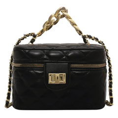 Small PU Leather Crossbody Bag with Handle Totes Women's Handbag