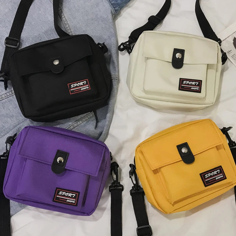 Canvas Shoulder Bag Casual Mini Handbags in Multiple Colors