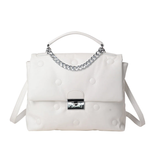 Small Chain Shoulder Bag PU Leather Crossbody Totes Handbag