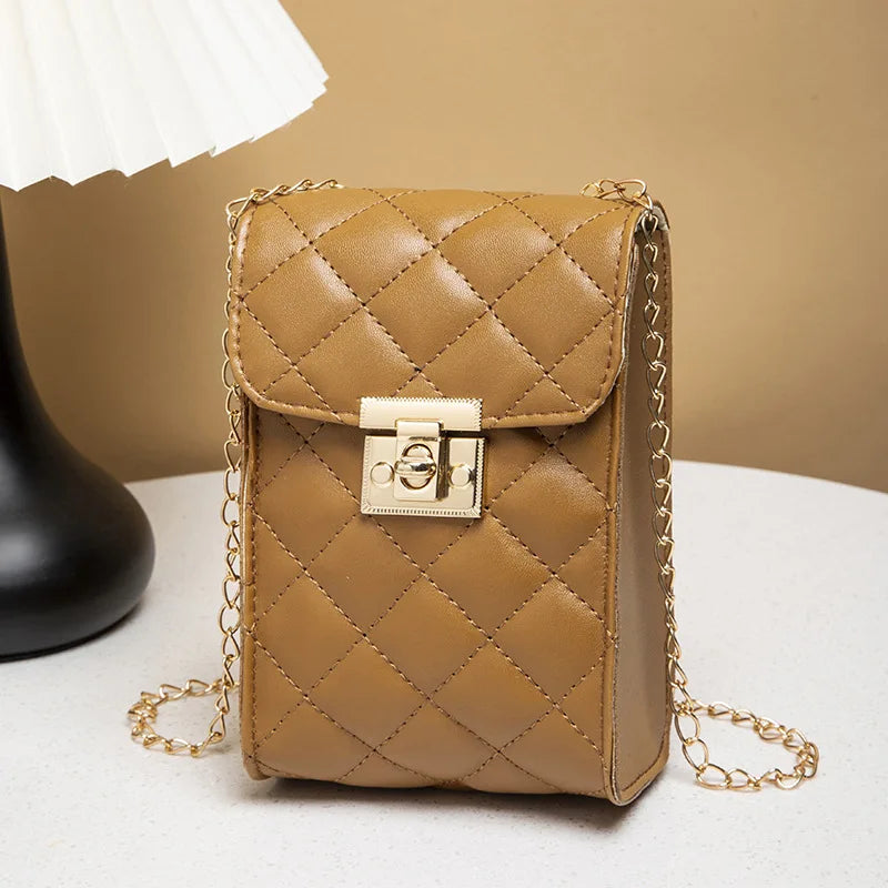 Small Crossbody Bag for Women Mini Flap Shoulder Bag All-match Ladies Clutch Pur