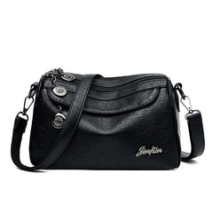 Vintage Soft Leather Women Shoulder Bags Messenger Bag