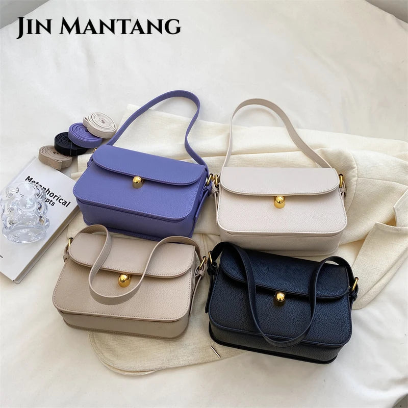 Summer PU Leather Crossbody Bag Handbag Purse