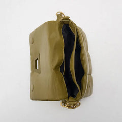 Small Women's Solid Chain Shoulder Bag Vintage Handbag