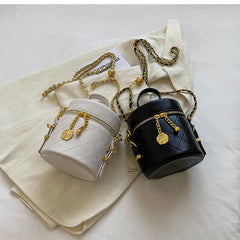 Quilted Diamond Shoulder Purse Chain Handbag