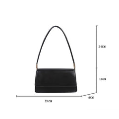 Small Square Crossbody Bag Women PU Leather Flap Shoulder Handbag Purse