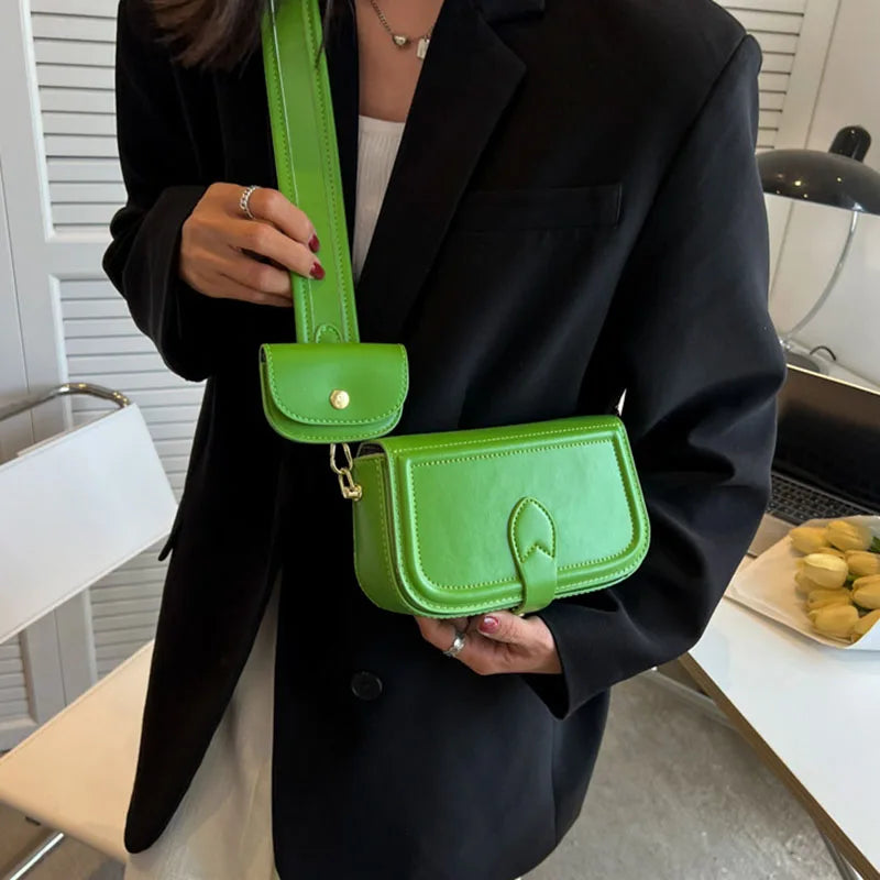Small Flap Shoulder Bags for Women Woven Crossbody Female Handbags