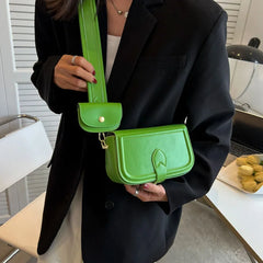 Small Flap Shoulder Bags for Women Woven Crossbody Female Handbags