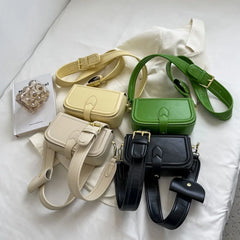 Small Flap Shoulder Bags for Women Woven Crossbody Female Handbags