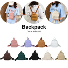 Small Fresh Backpack Women Travel Bag High Capacity Solid