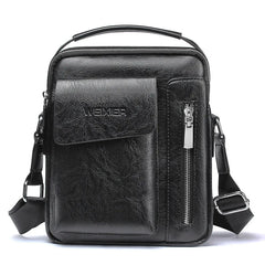 Men Handbag Vertical Business Crossbody Bag Letters Printed Handbags