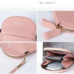 Women's Leather Touch Screen Shoulder Bag