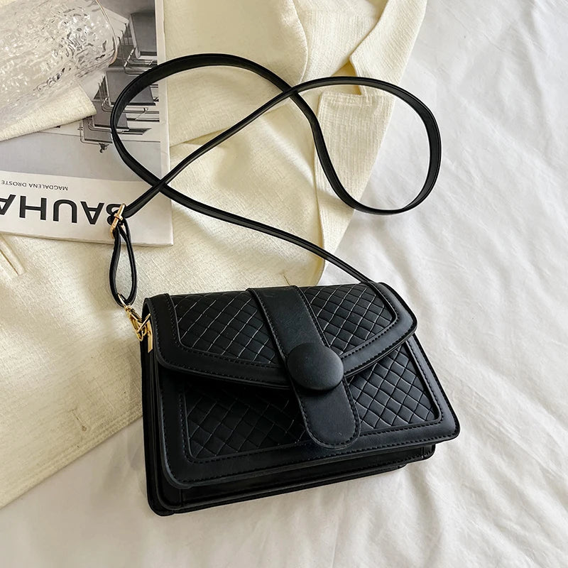 Leather Crossbody Bag for Women Summer Travel Flap Shoulder Sling Handbags