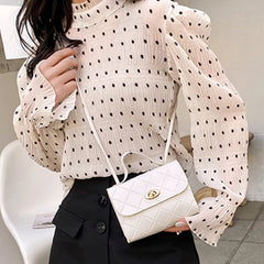 Small Women's Messenger Bag Shoulder Crossbody Handbag Square Bag